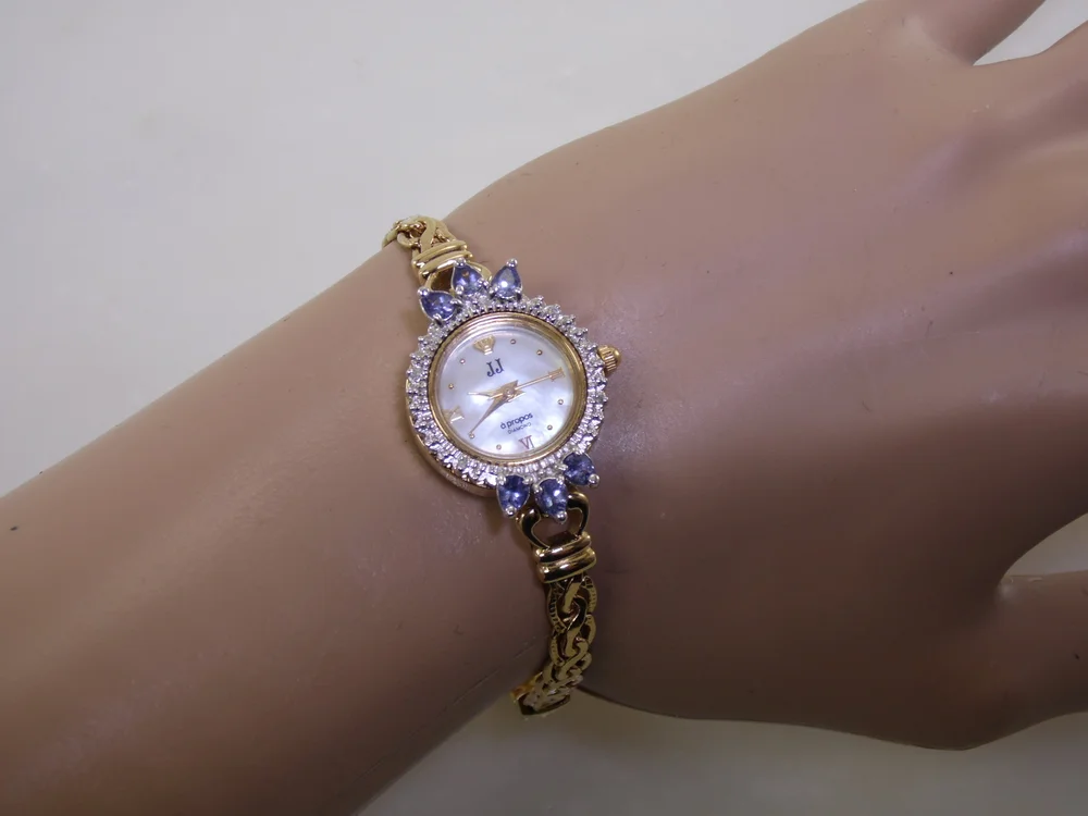 Vintage Jules Jurgensen JJ Apropos Genuine Gemstone Diamond  display picture 1