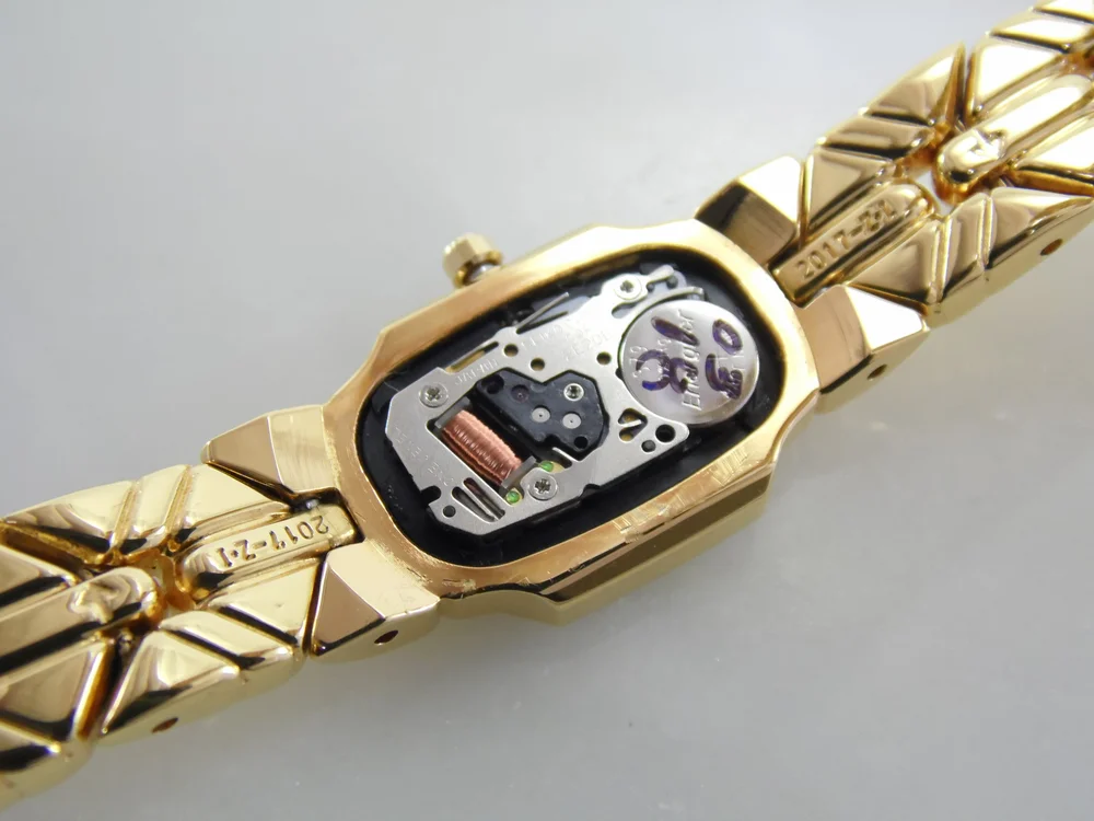 Rare Vintage Seiko Lassale Genuine Diamond Gemstone Rainbow Mica