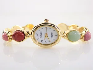 Vintage Womens Ladies Gold Gruen Precision Genuine Carved  display picture 1