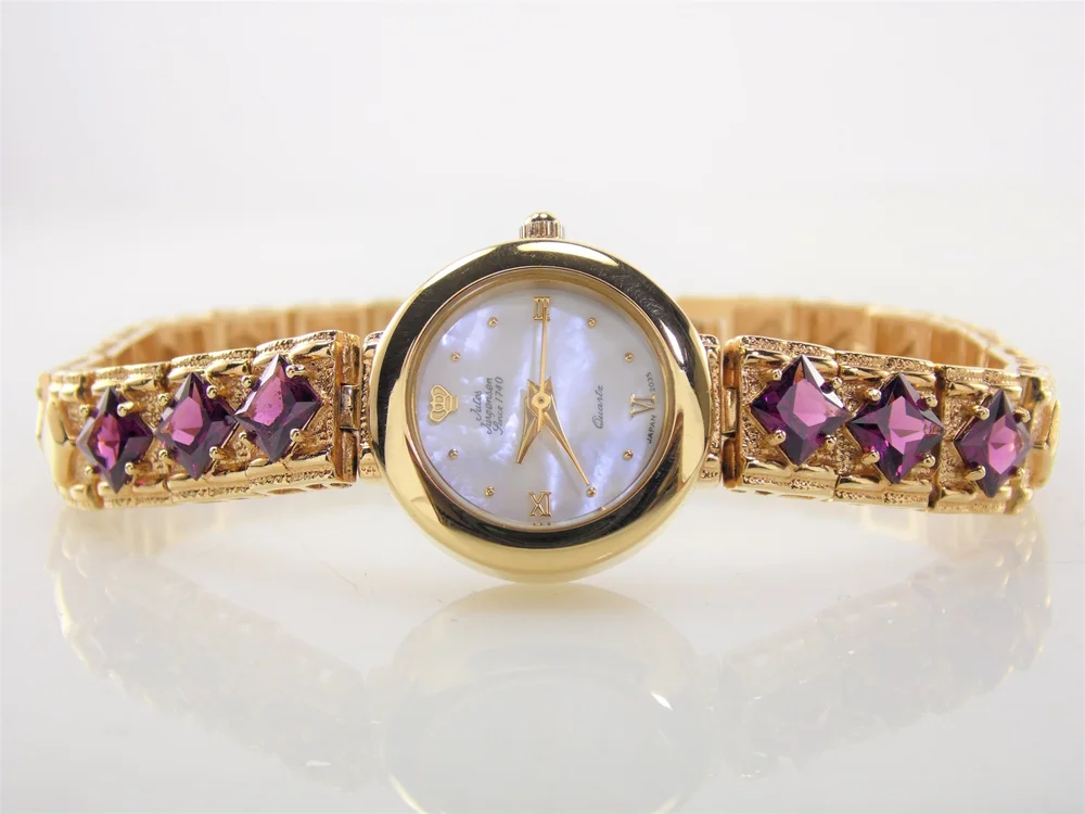 Very Rare Vintage Womens Ladies Gold Jules Jurgensen Genuine  display picture 3