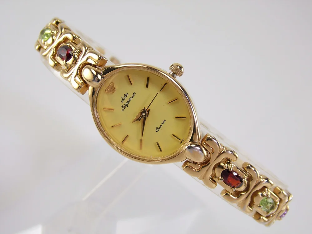 Jules Jargensen Analog Watch Multi Gemstones Jules Jargensen | Accessories | Jules Jargensen Analog Watch  main image 2