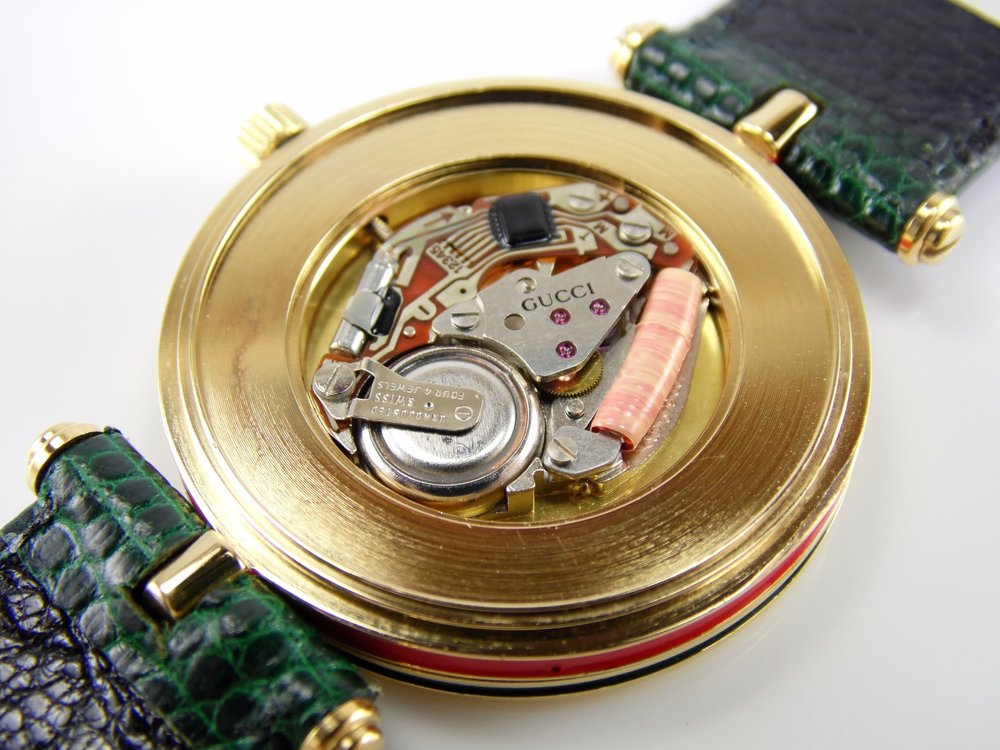 Rare Vintage Gucci 2000M Swiss Timepiece Stacked Watch Red & Green Gucci | Accessories | Rare Vintage Gucci 200m Swiss  main image 3