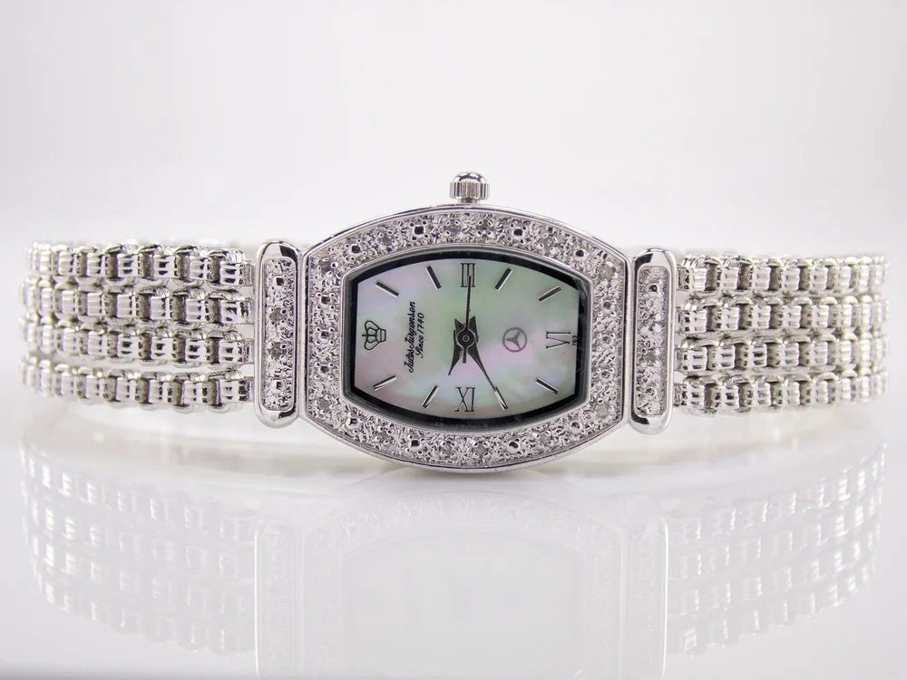 Vintage Authentic Mercedes Benz Diamond Watch Mercedes benz watch - Gem main image 4