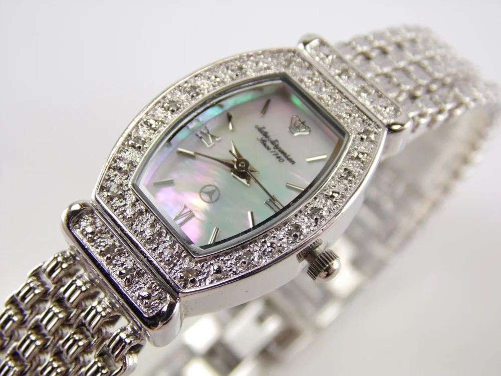 Vintage Authentic Mercedes Benz Diamond Watch Mercedes benz watch - Gem main image 3