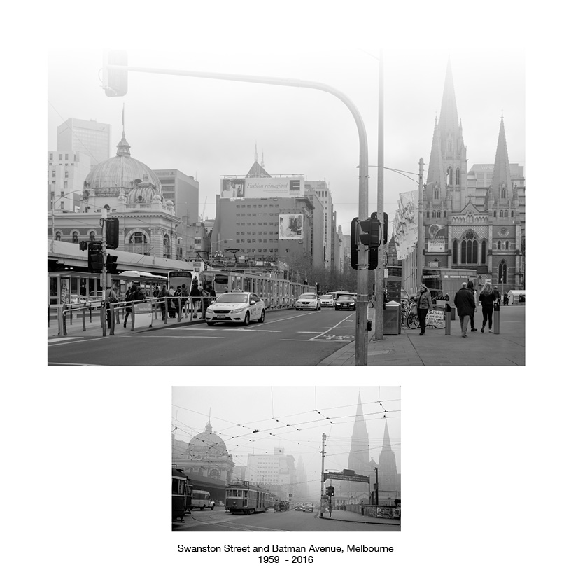 Swanston Street and Batman Avenue 1958 - 2016