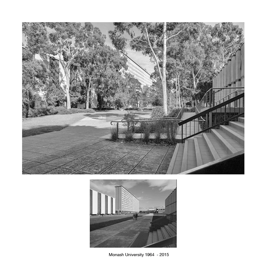Monash University, Clayton Campus, Melbourne 1964 - 2015