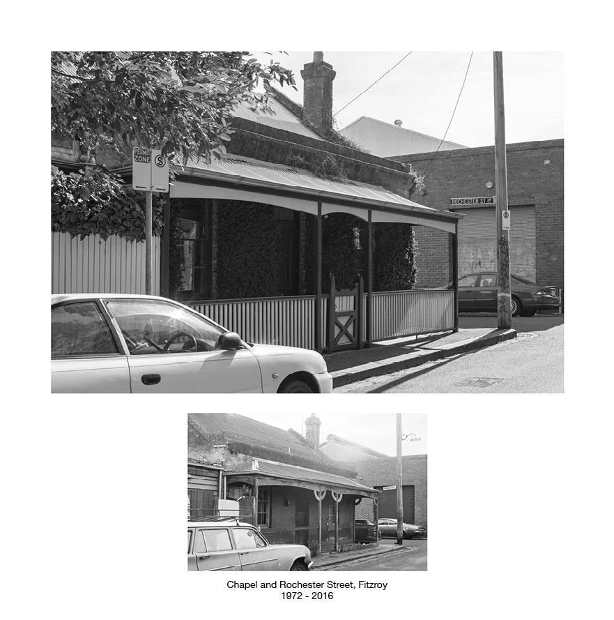 Chapel and Rochester Street, Fitzroy 1972 - 2016.jpg