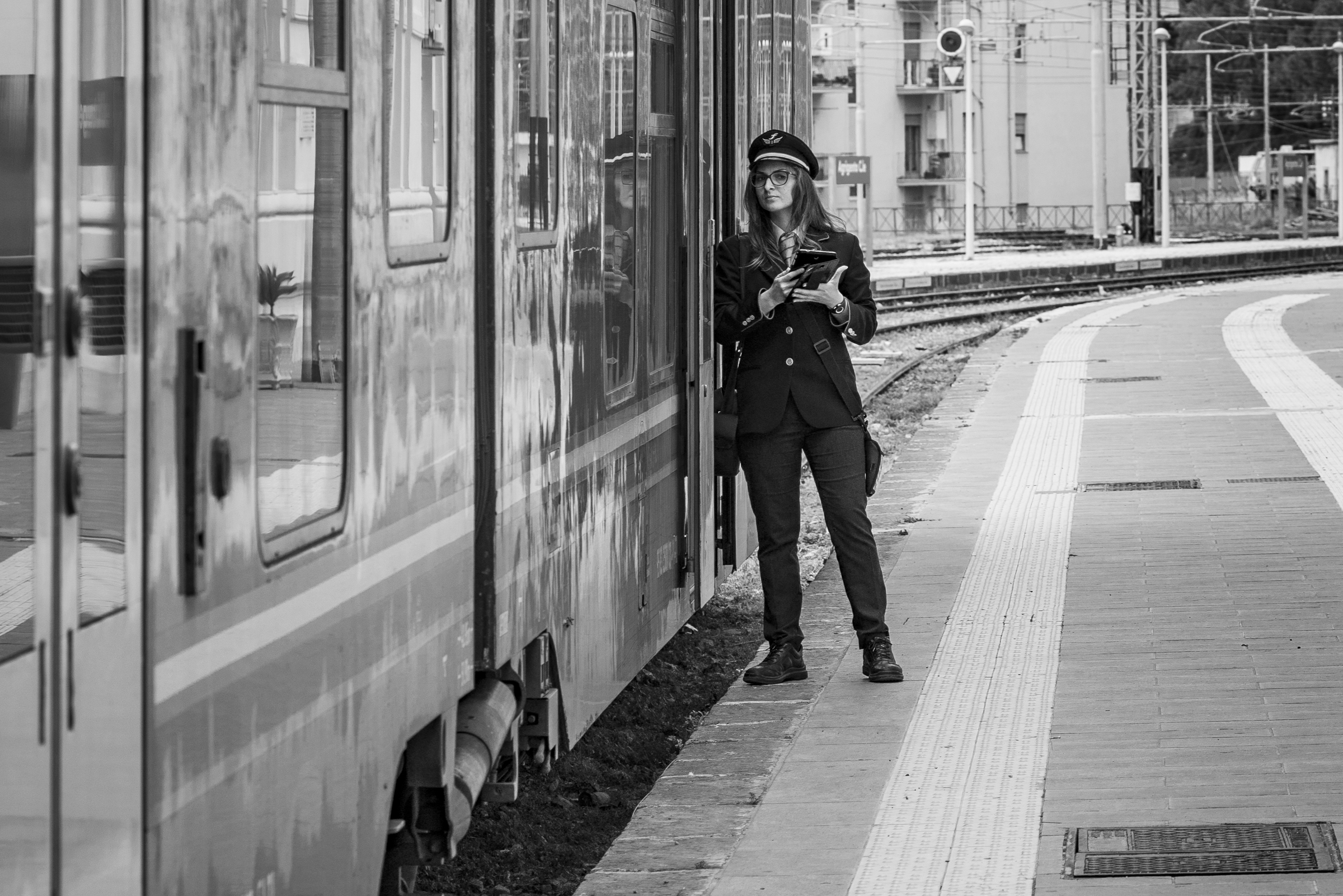Railway Guard, Caltanisetta, Sicily