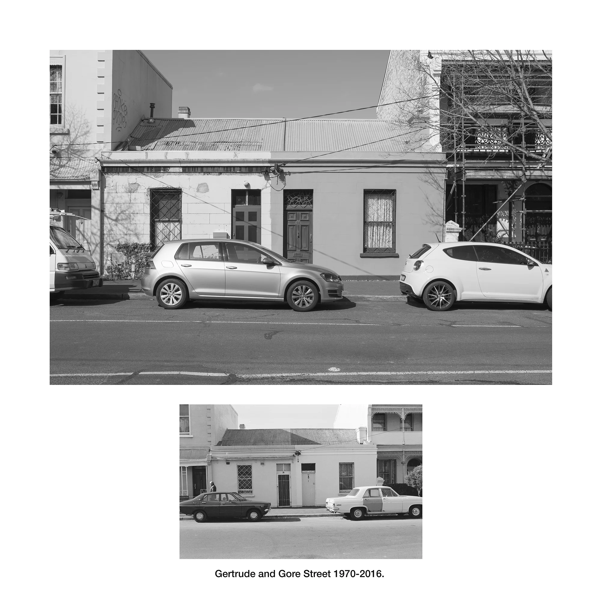Gertrude Street & Gores Street, Fitzroy 1970 - 2016