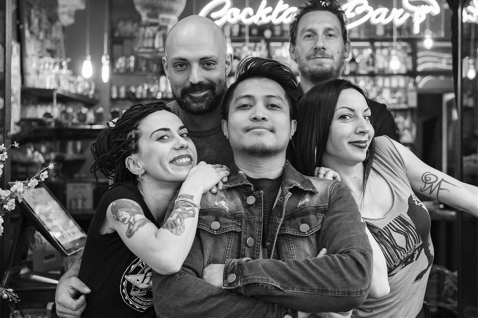 Staff at Taba Cafe Roma, Campo de' Fiori, Rome