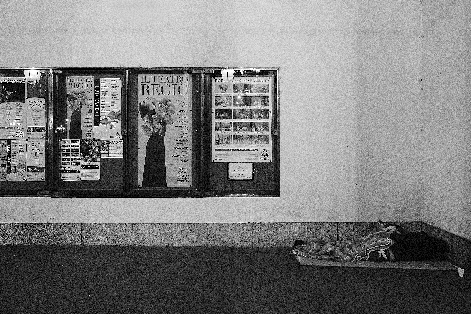 Sleeping rough, Turin