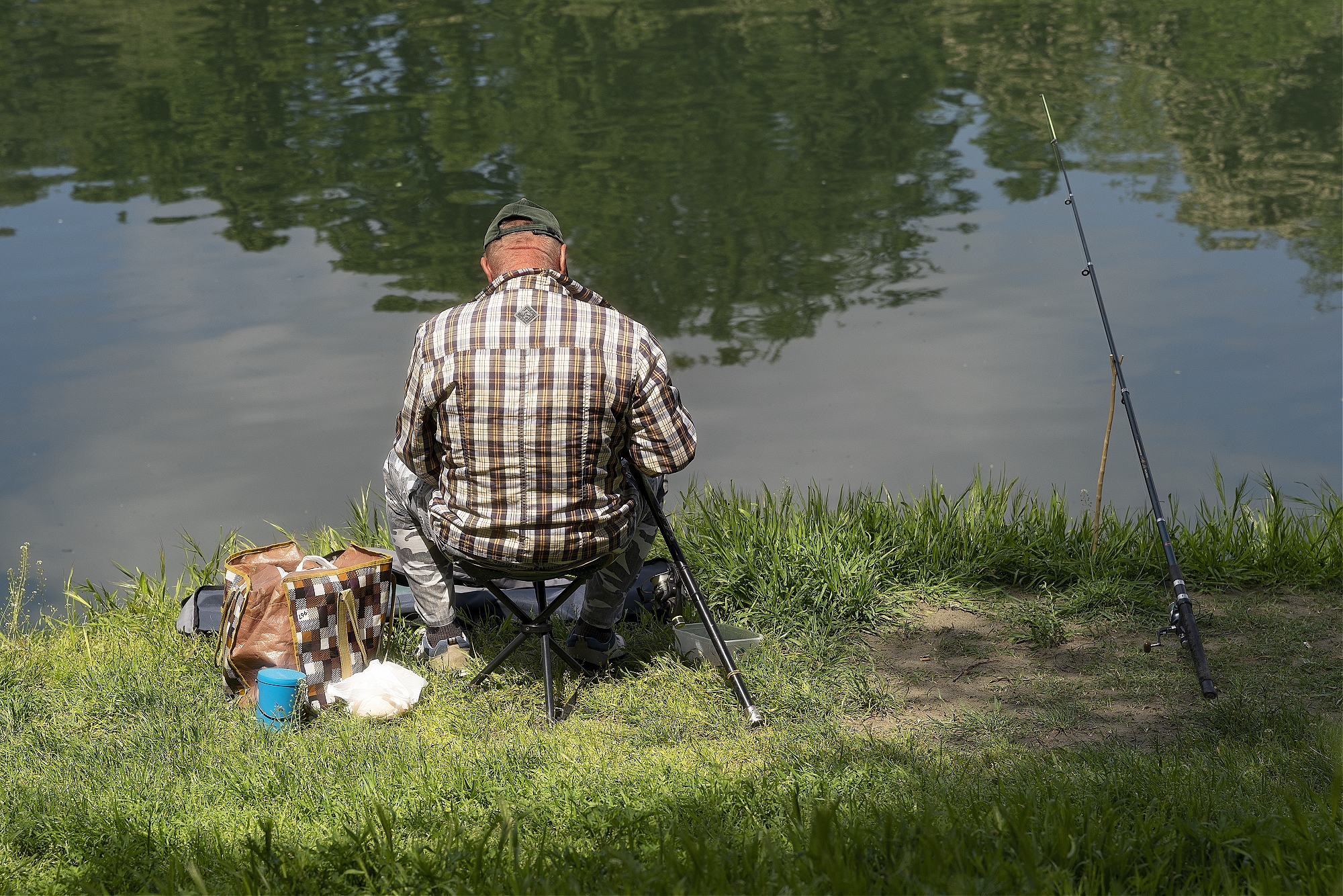 Fisherman, River Po, Turin