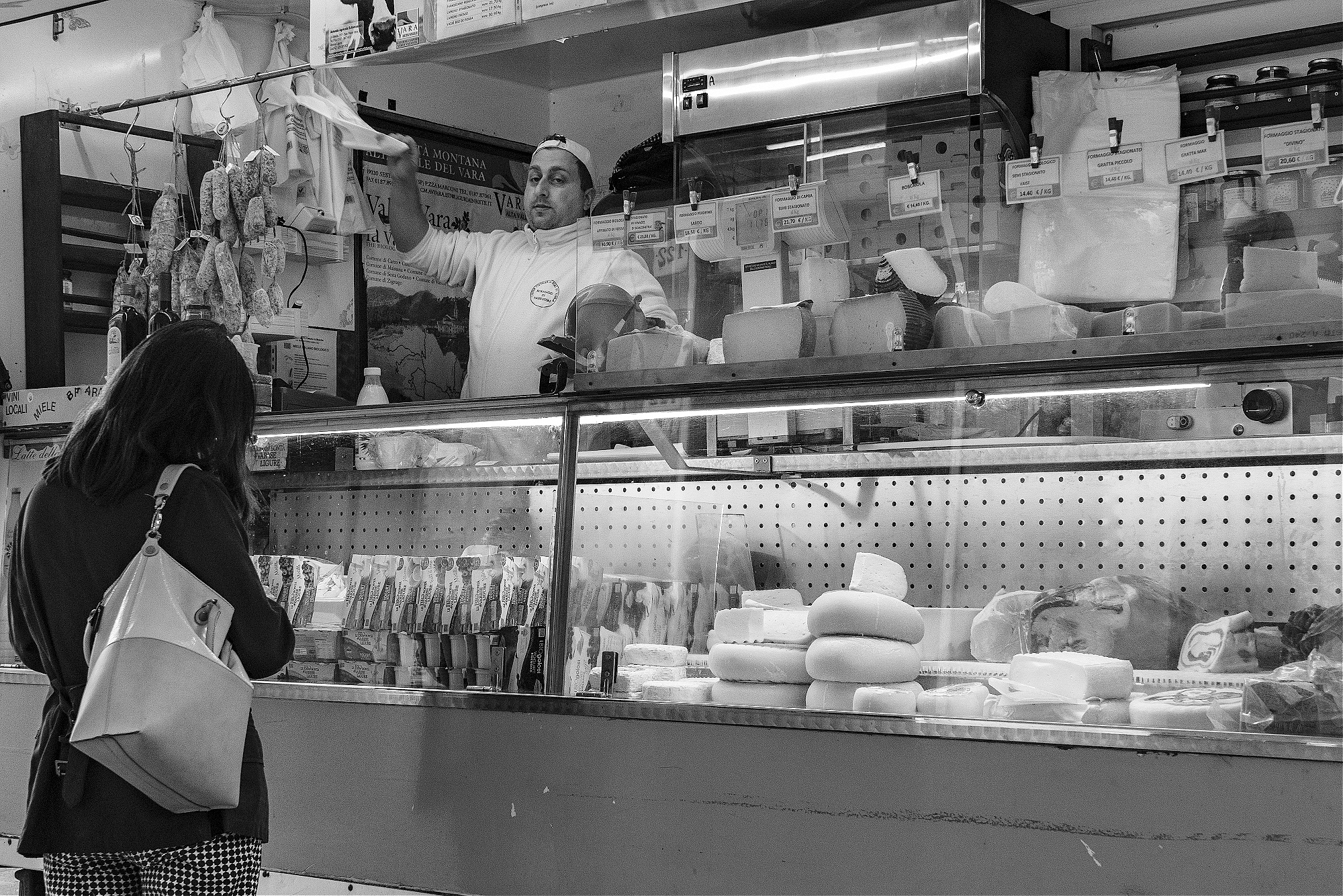 Formaggio seller, Camogli, Liguria