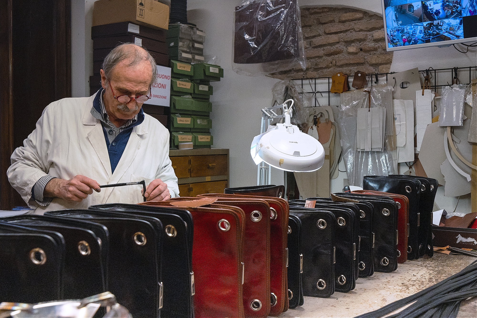 Aldo, Leather Craftsman, Rome