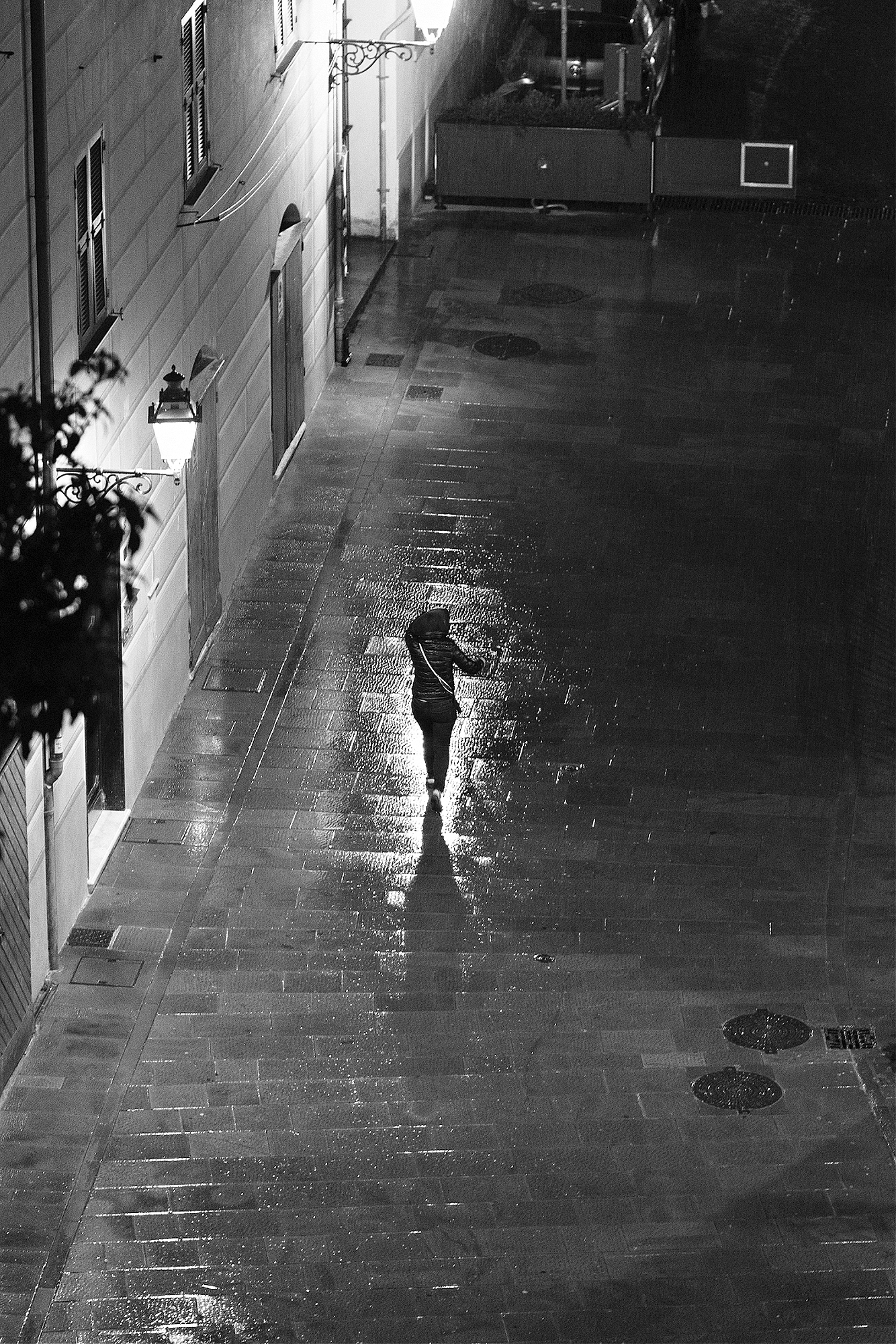 Caught in the rain, Camogli, Liguria