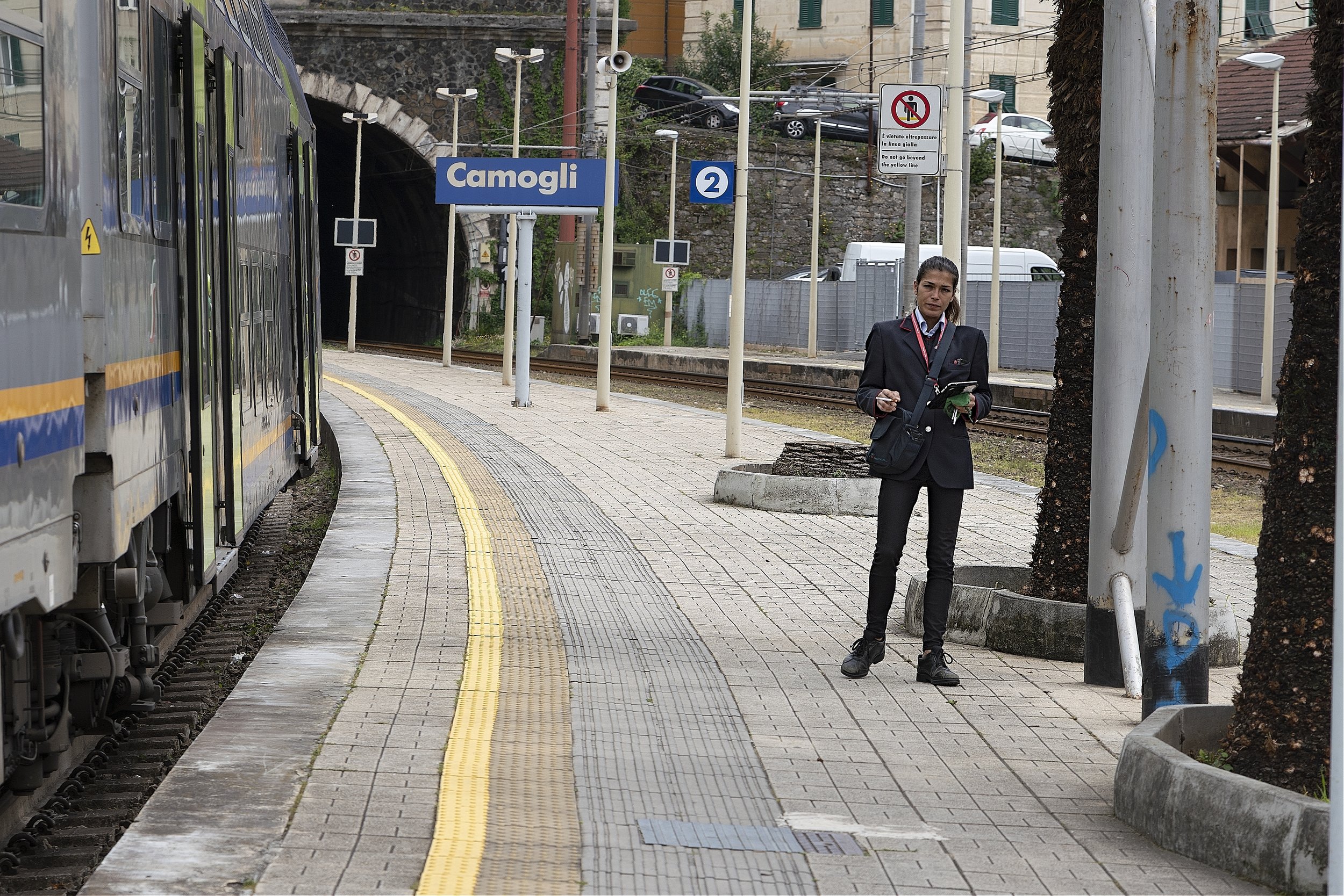 Train Conductor, Camogli, Liguria
