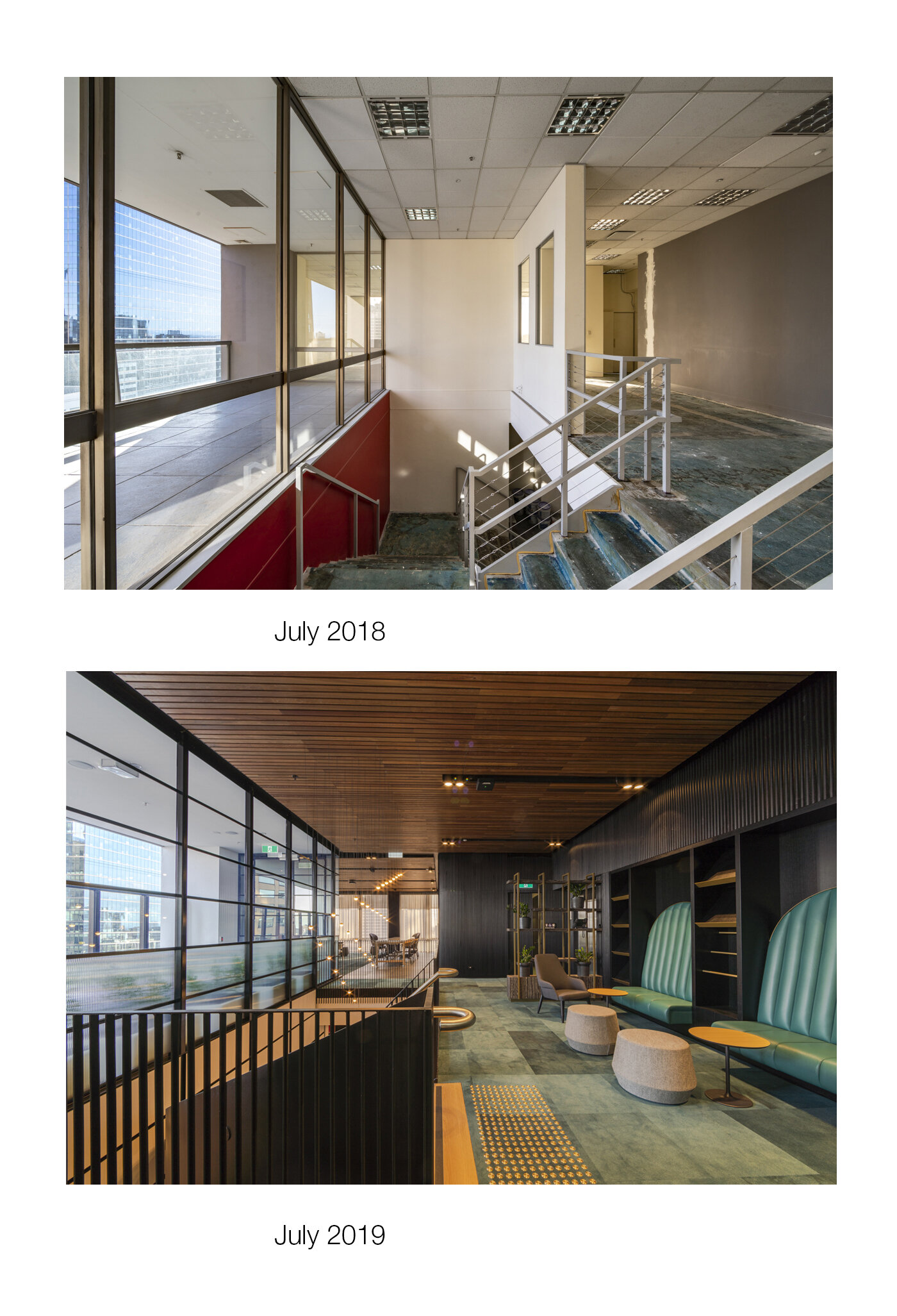 Before and After: Monash University Conference Centre, Collins Street.