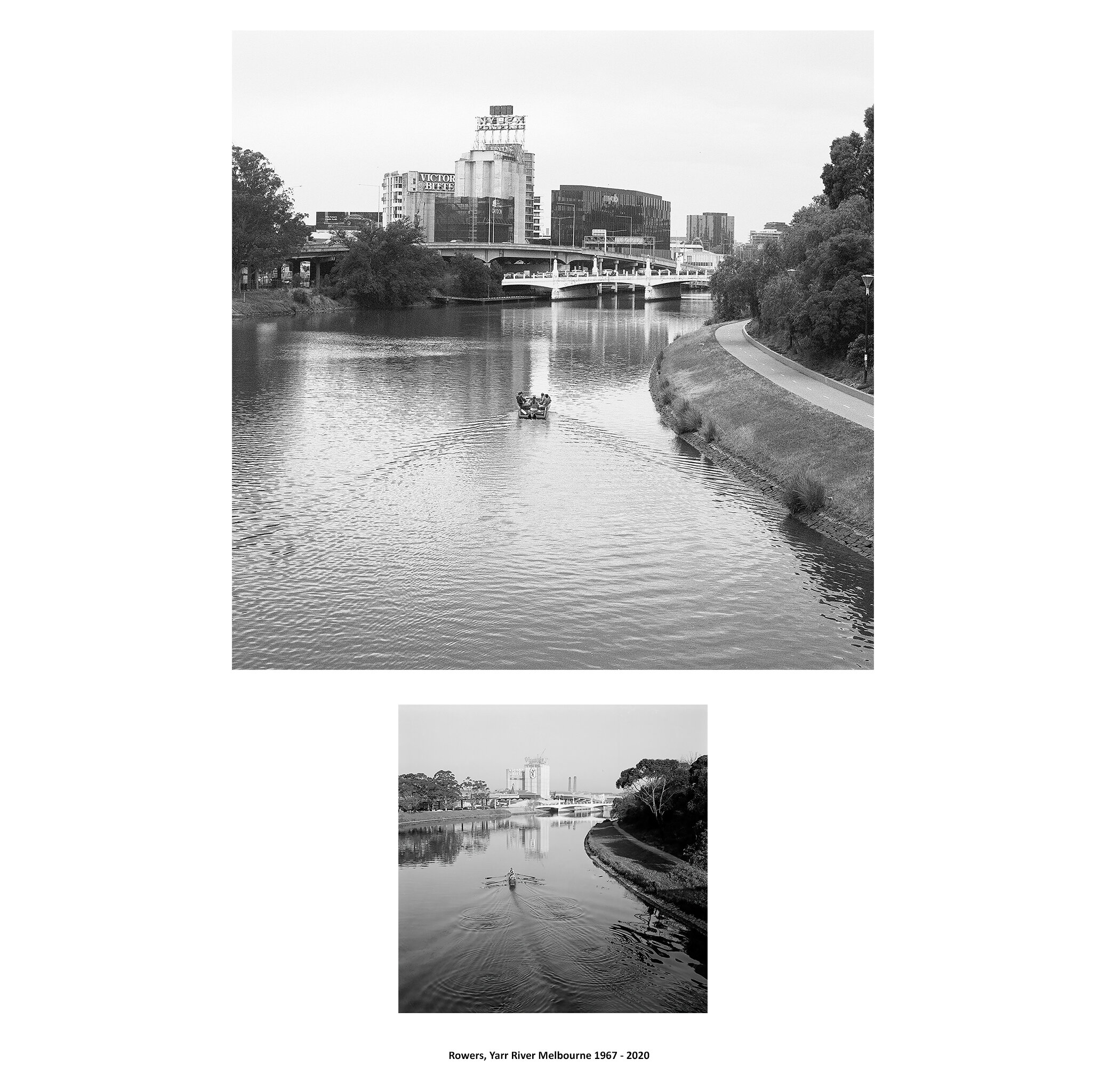 Rowers, Yarra River, Melbourne 1967 - 2020