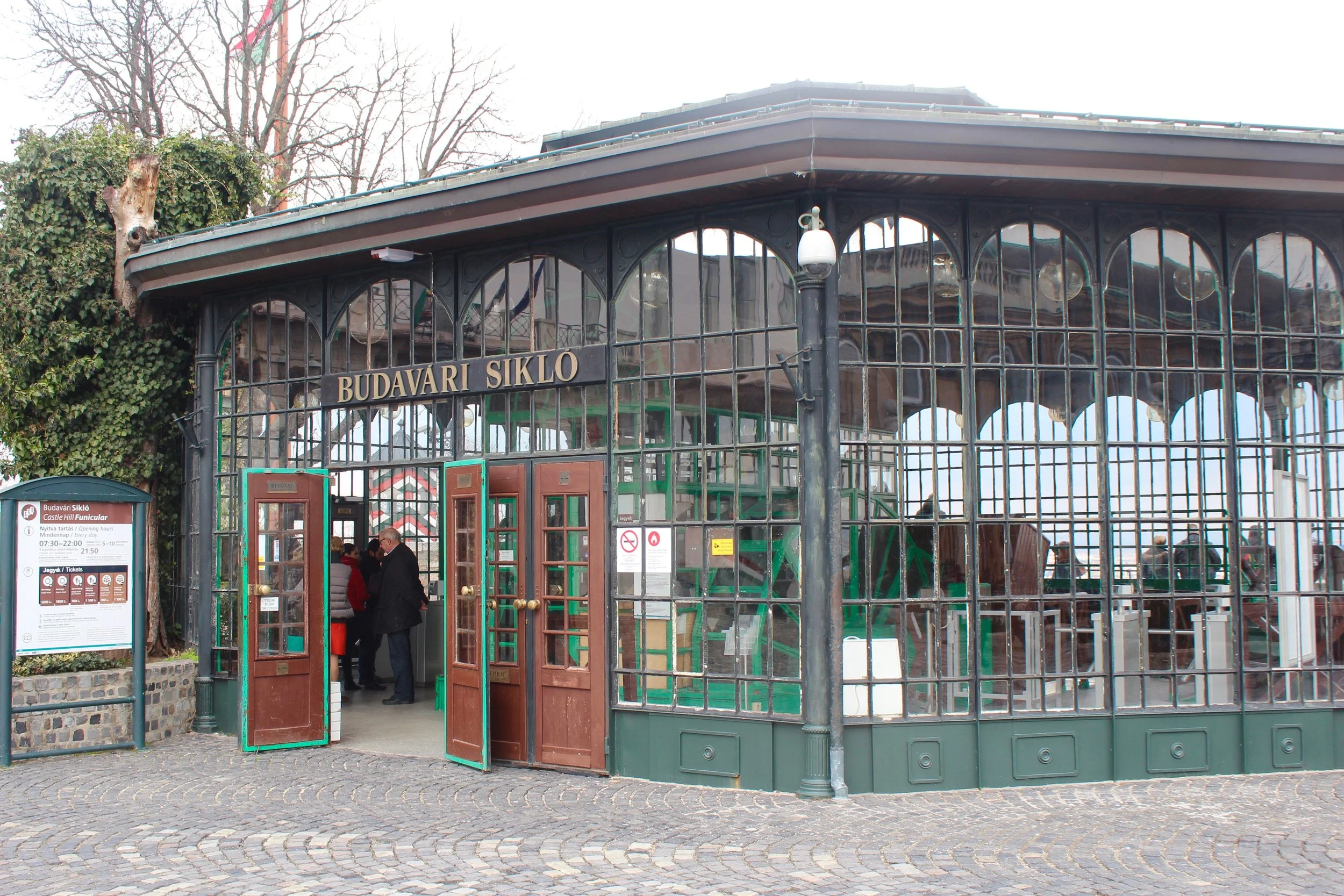 We passed by the Hill's Funicular, or Sikló, and had a pretty incredible view from the top.