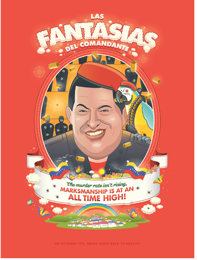 Dark humor. Murder or just better aim?