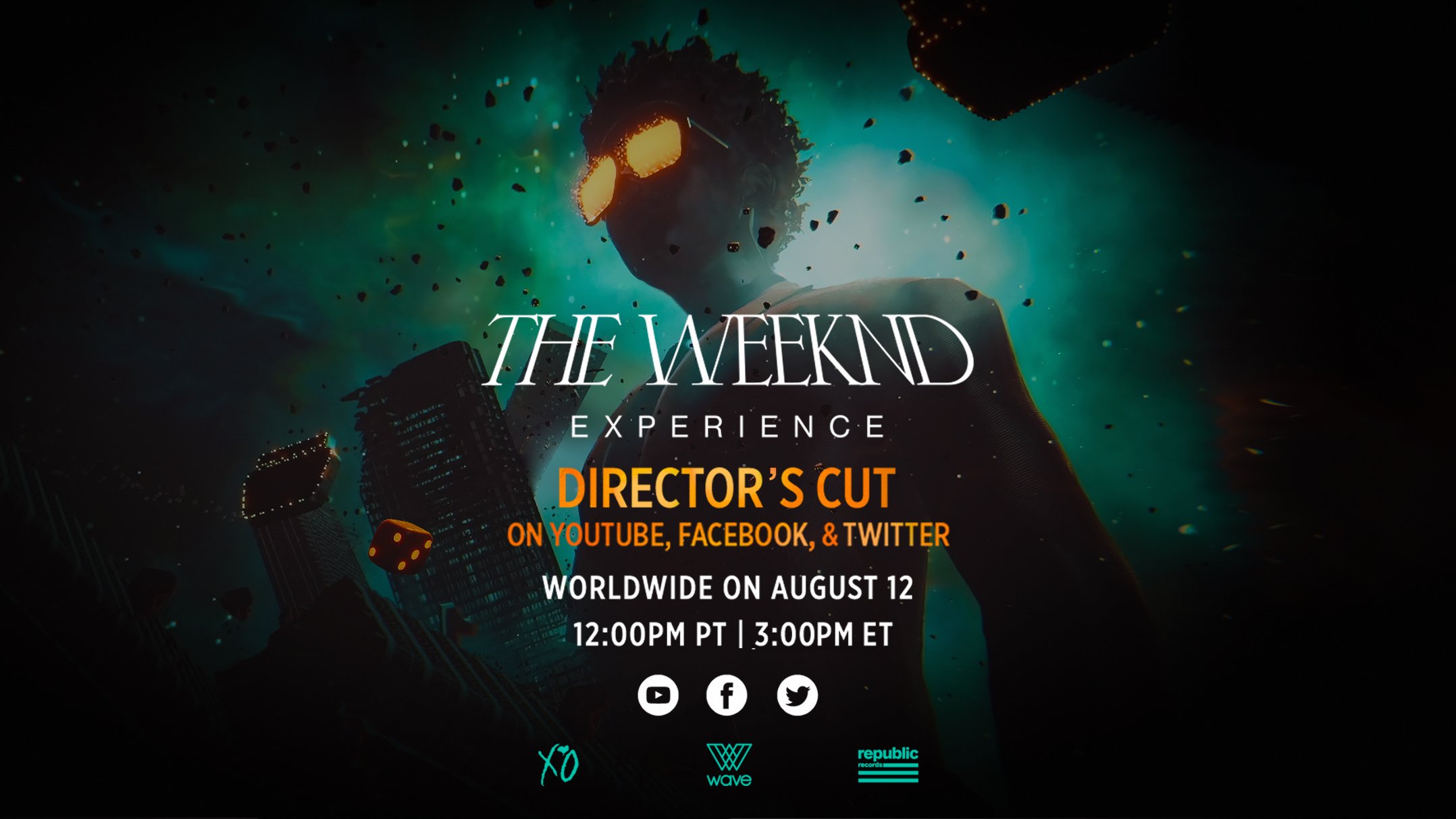 The Weeknd Experience - live interactive virtual broadcast on Tik Tok - Unity built-in