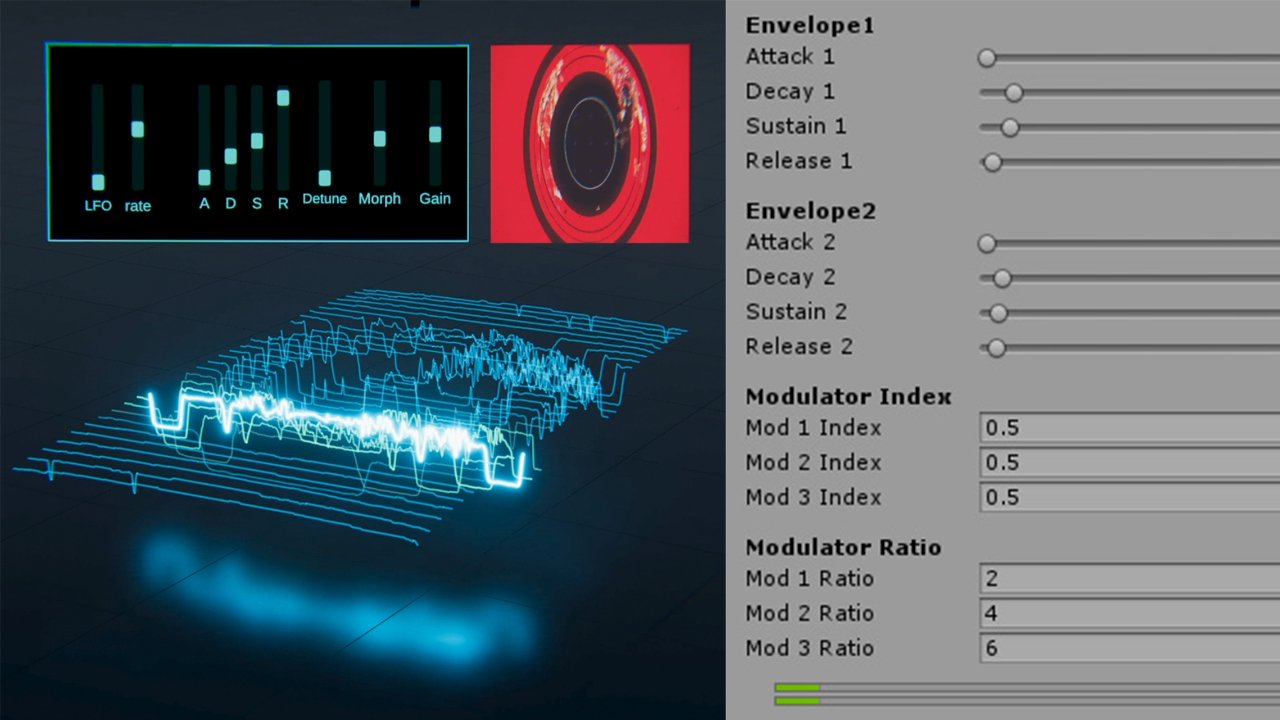 Virtual Synth - custom Wave-table and FM synthesizer built in Unity C# 