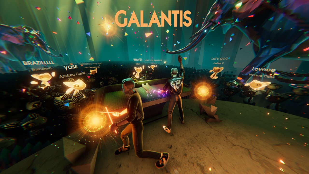 Galantis - live interactive virtual broadcast - Unity built-in