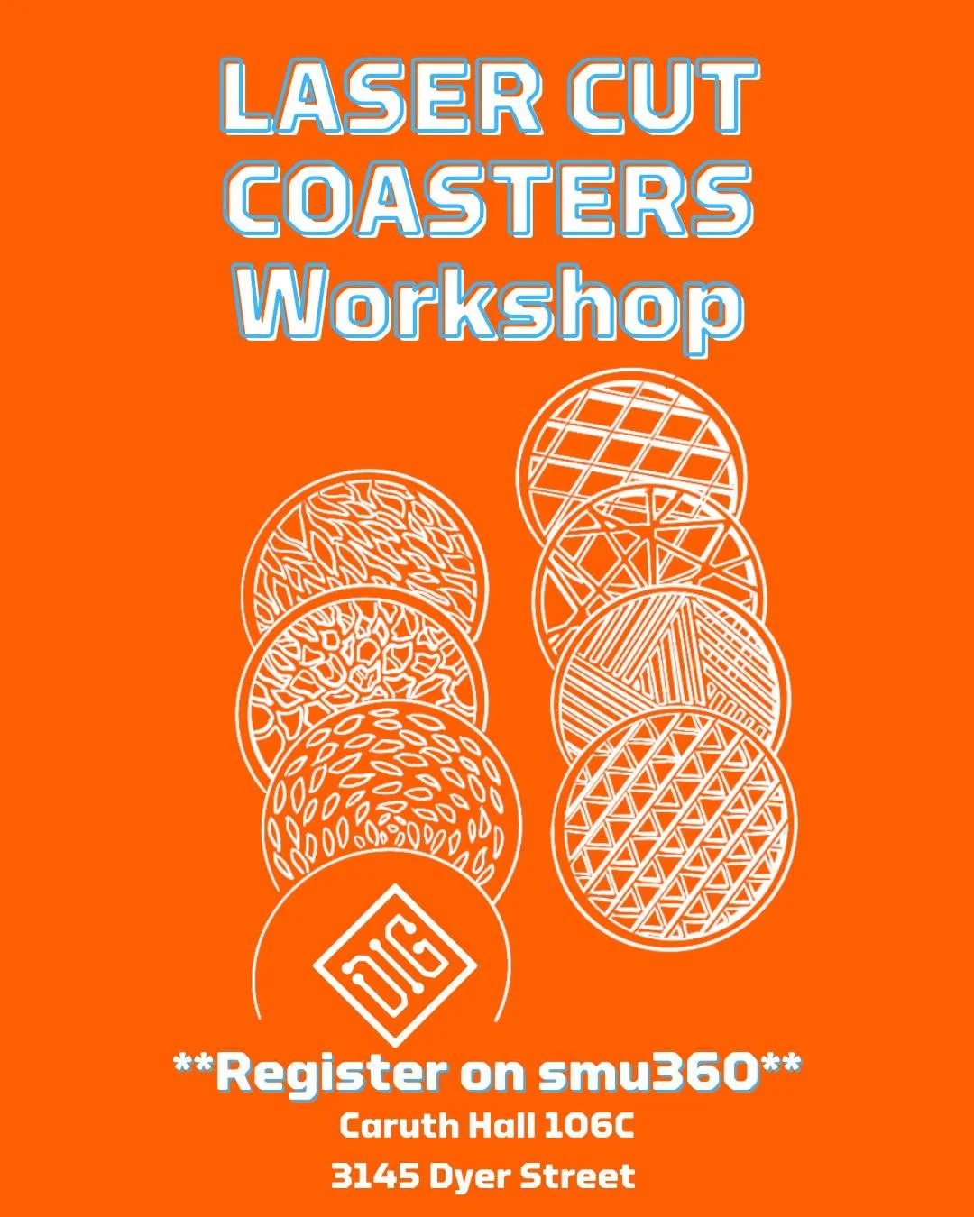 Tuesday Feb 10, 2026 3:00-5:00

Register: https://cglink.me/2vb/r392190

Join us at The DIG for our laser cutter coaster workshop!

We&rsquo;ll begin with an overview of laser cutting, including safety procedures and how the machine works. Participan
