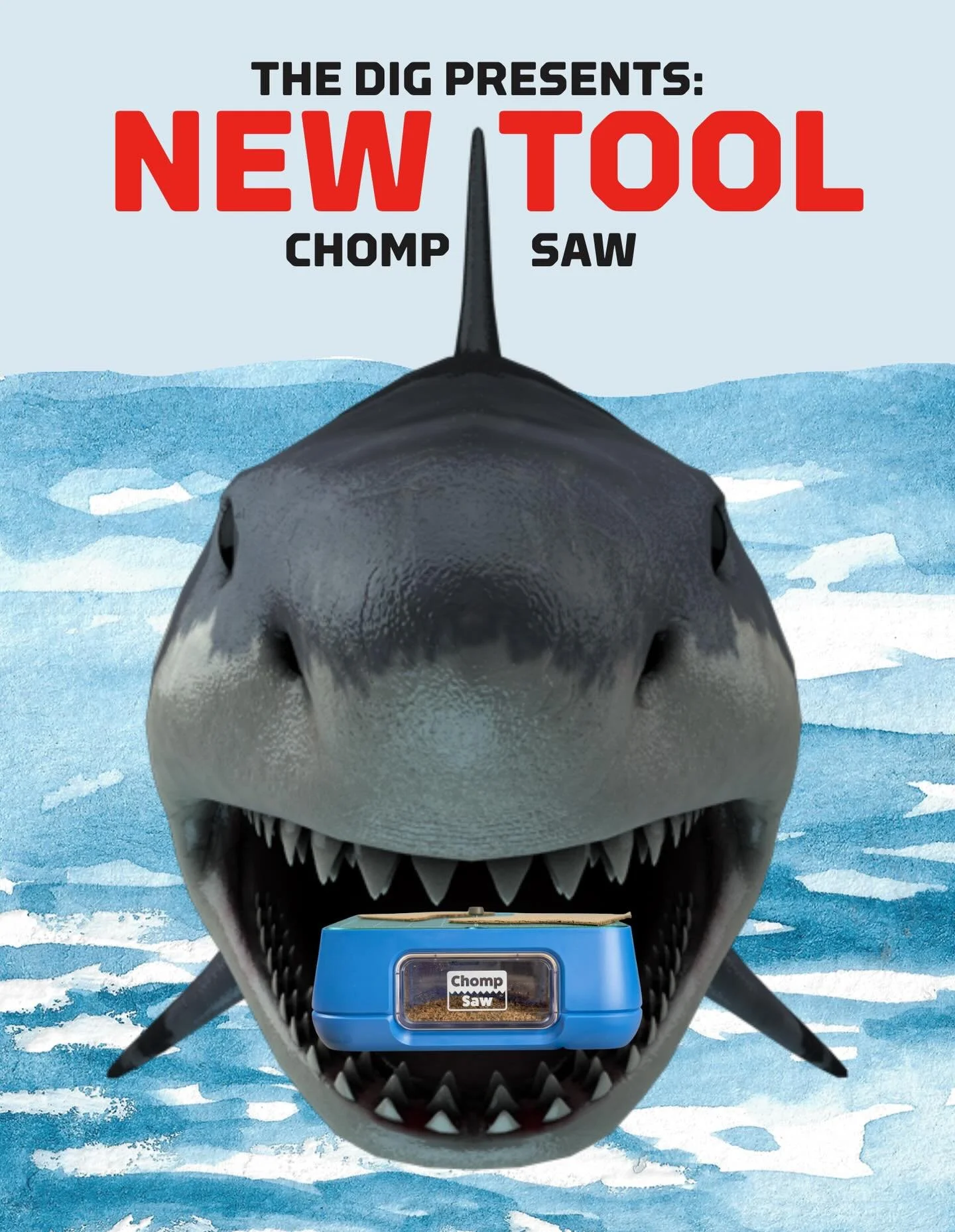NEW TOOL ALERT ‼️ 

Come to the DIG and check out the new Chomp Saw.