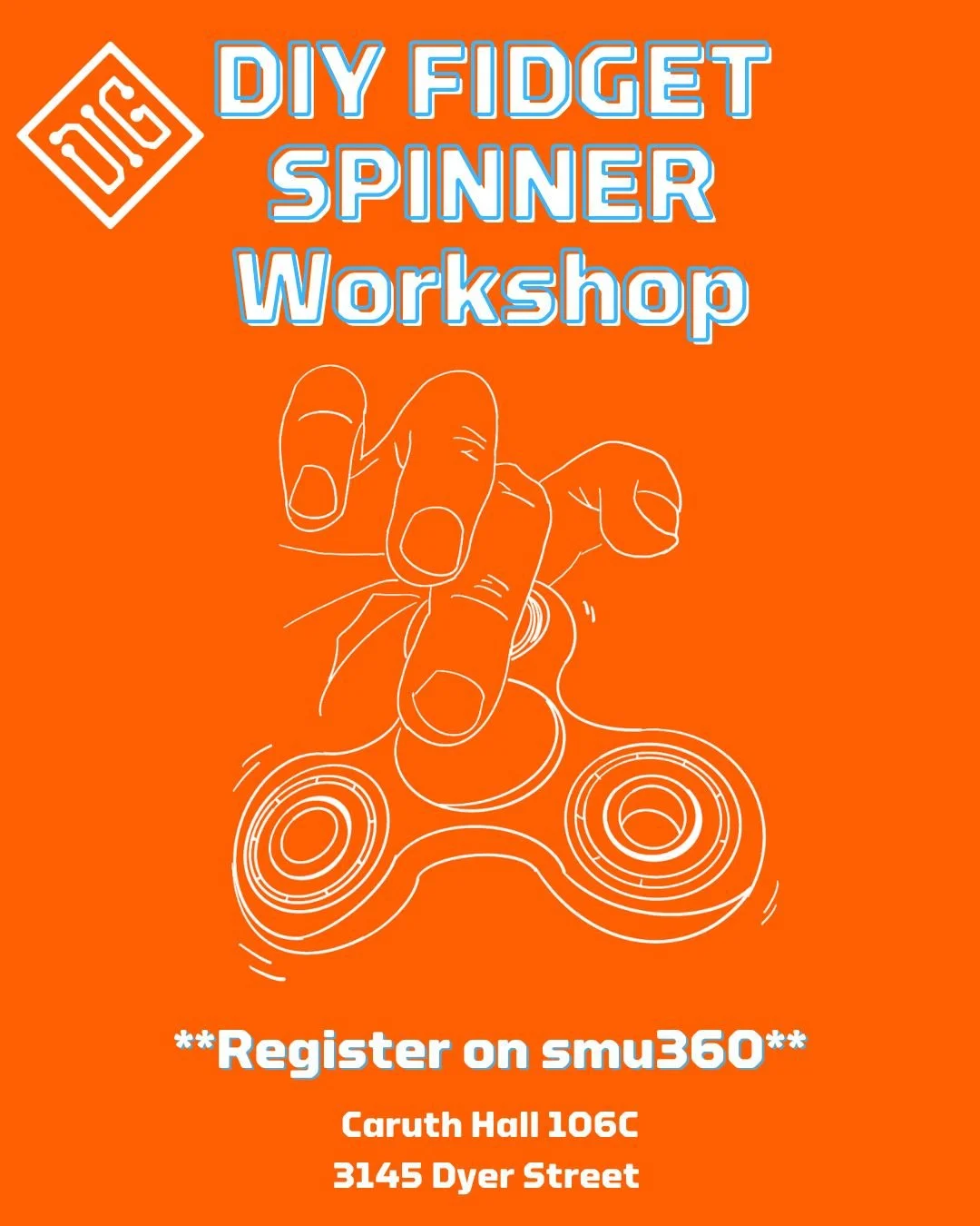 Wednesday Feb 25, 2026 10:00-12:00

Register: https://cglink.me/2vb/r392196

Join us for a hands-on experience where you'll learn to make your very own fidget spinner using our laser cutter and 3D printed parts.

Our skilled mentors will guide you th