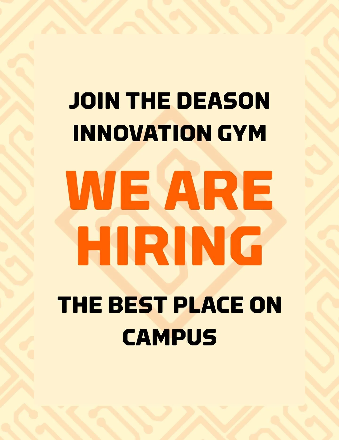 Apply with link in bio! More information at thedig.org.