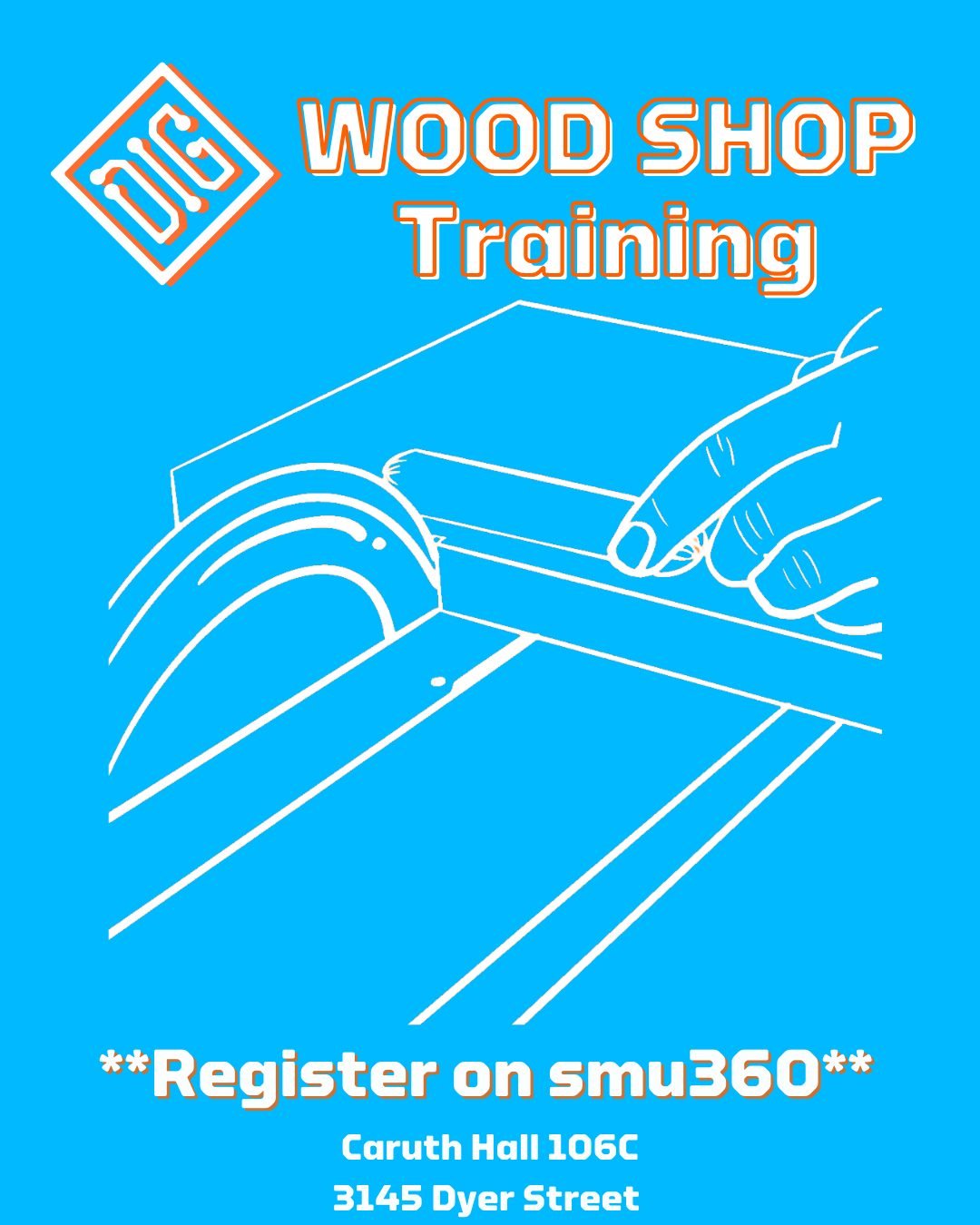 Tuesday Mar 03, 2026 3:00-4:00

Register: https://cglink.me/2vb/r392197

Welcome to The DIG&rsquo;s woodshop saw training session! In this training, you&rsquo;ll learn how to safely and effectively use the miter saw, band saw, scroll saw, and table s