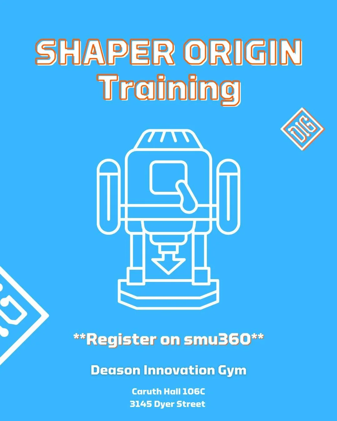 Friday Mar 27, 2026 3:00-4:00

Register: https://cglink.me/2vb/r392204

Unlock the potential of precision craftsmanship with our Shaper Origin training session! In this session, you&rsquo;ll learn how the Shaper Origin handheld CNC router works and h