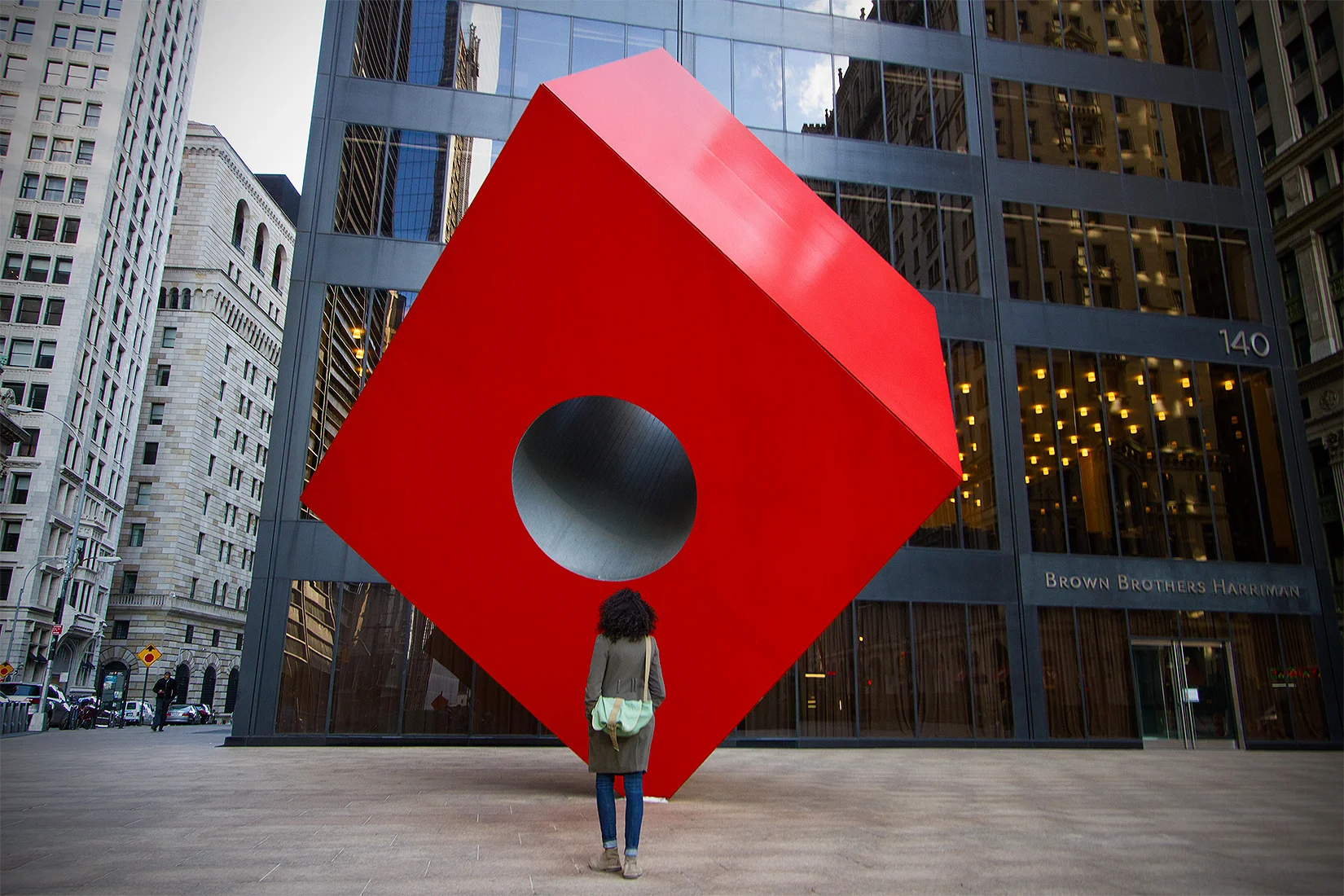 Noguchi's Red Cube