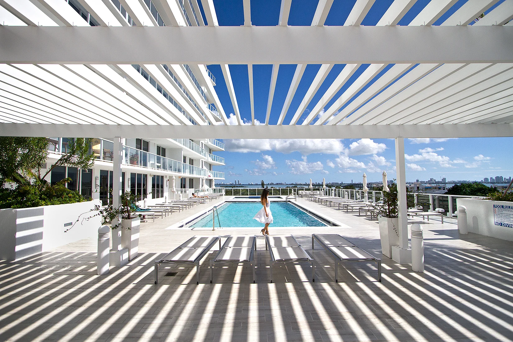 Poolside In Miami, FL
