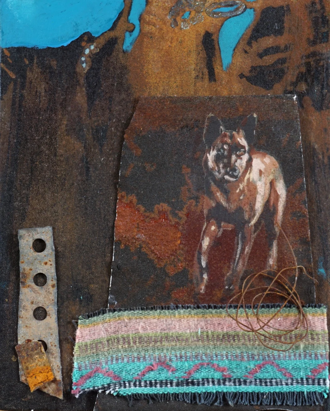 Red Dog With Rug 3
