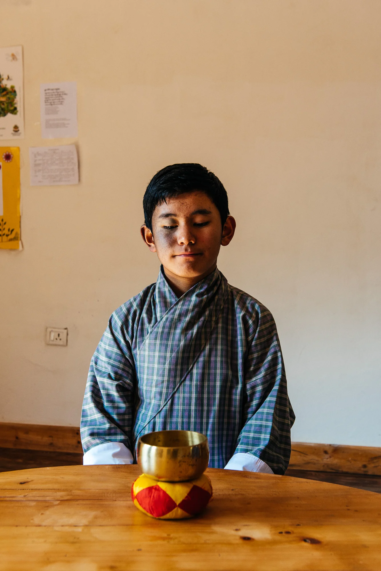 Sonam Tenzin, 13 years old, a student of Deki Choden