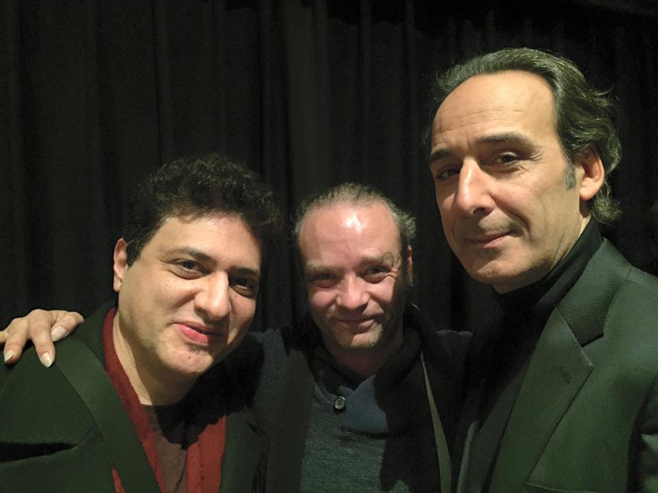 With my dostum Dimitri Jimmy Mahlis and Alexandra Desplat...made a wish between two Greeks :)