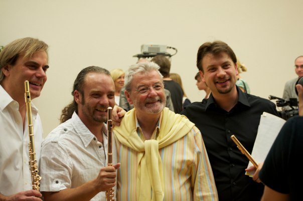 Andrea Greminelli, Sir James Galway, Andrea Olivia