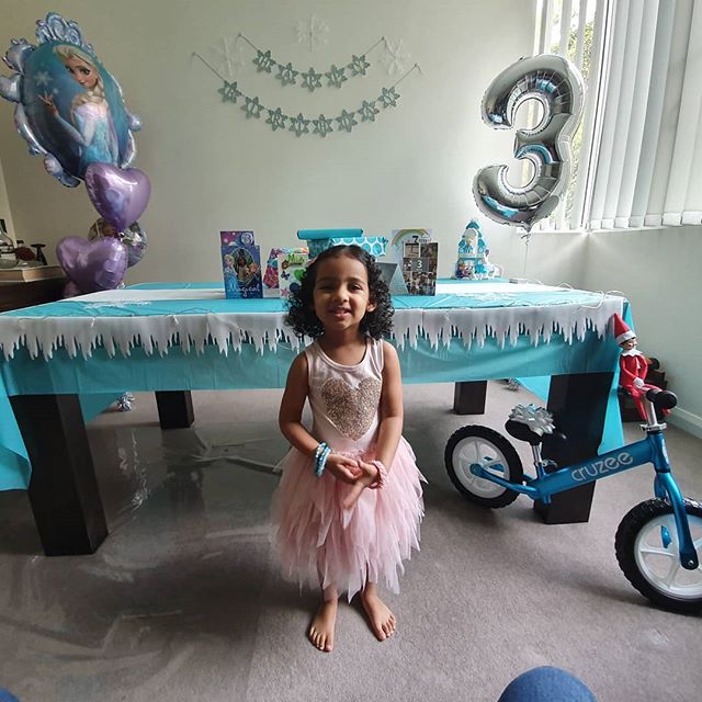 And just like that my baby girl is 3! 
How have we got here so quickly? One minute I'm holding you in my arms, so tiny and delicate, and the next you are giving me cheeky fashion advice while watching me get ready and singing with me in the car!
I am