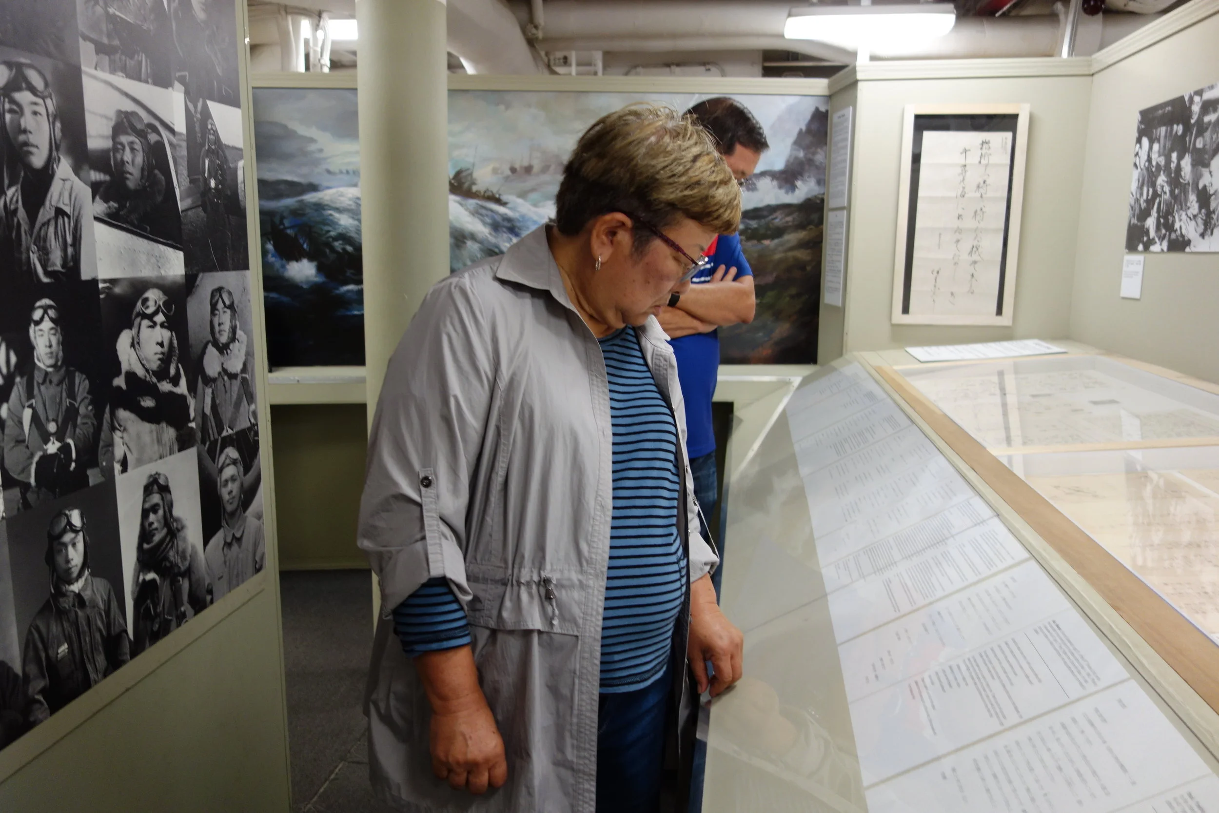 The Kamikaze exhibit, gave us a glimpse into the lives of the kamikaze pilots.