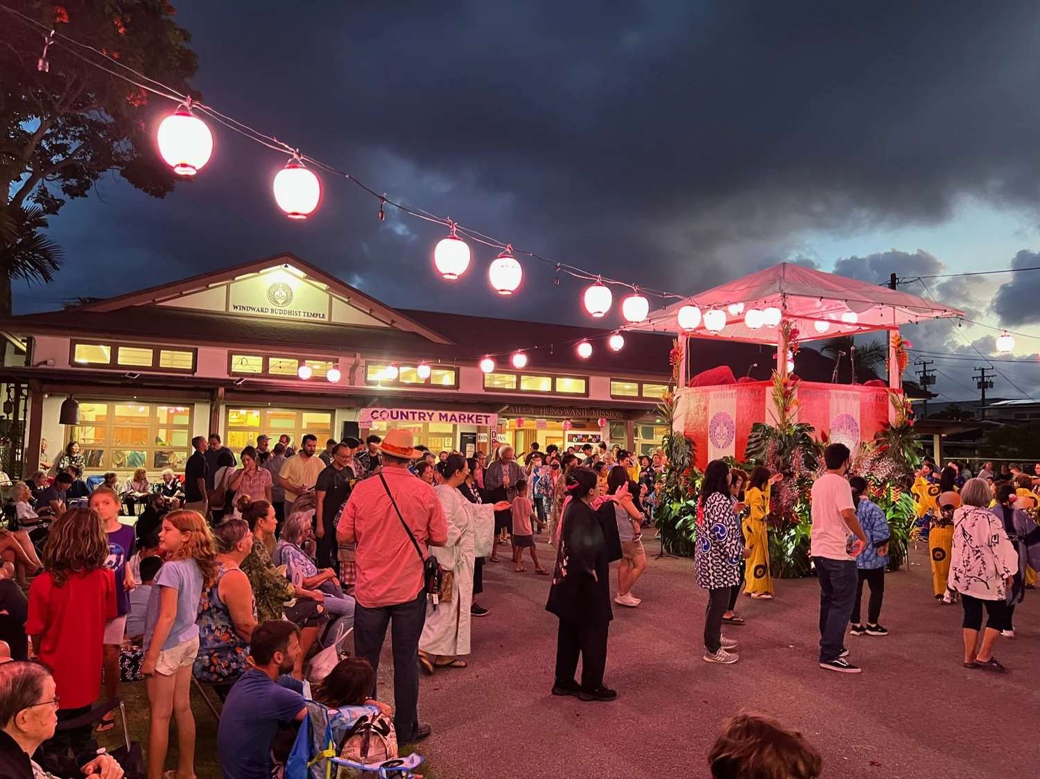 Bon Dance at Windward Buddhist Temple — Windward Buddhist Temple