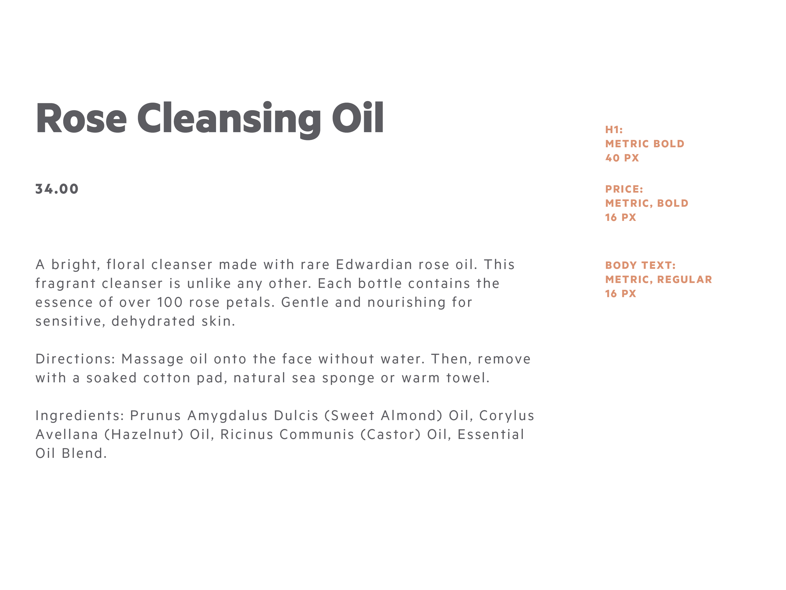 Online typography styles