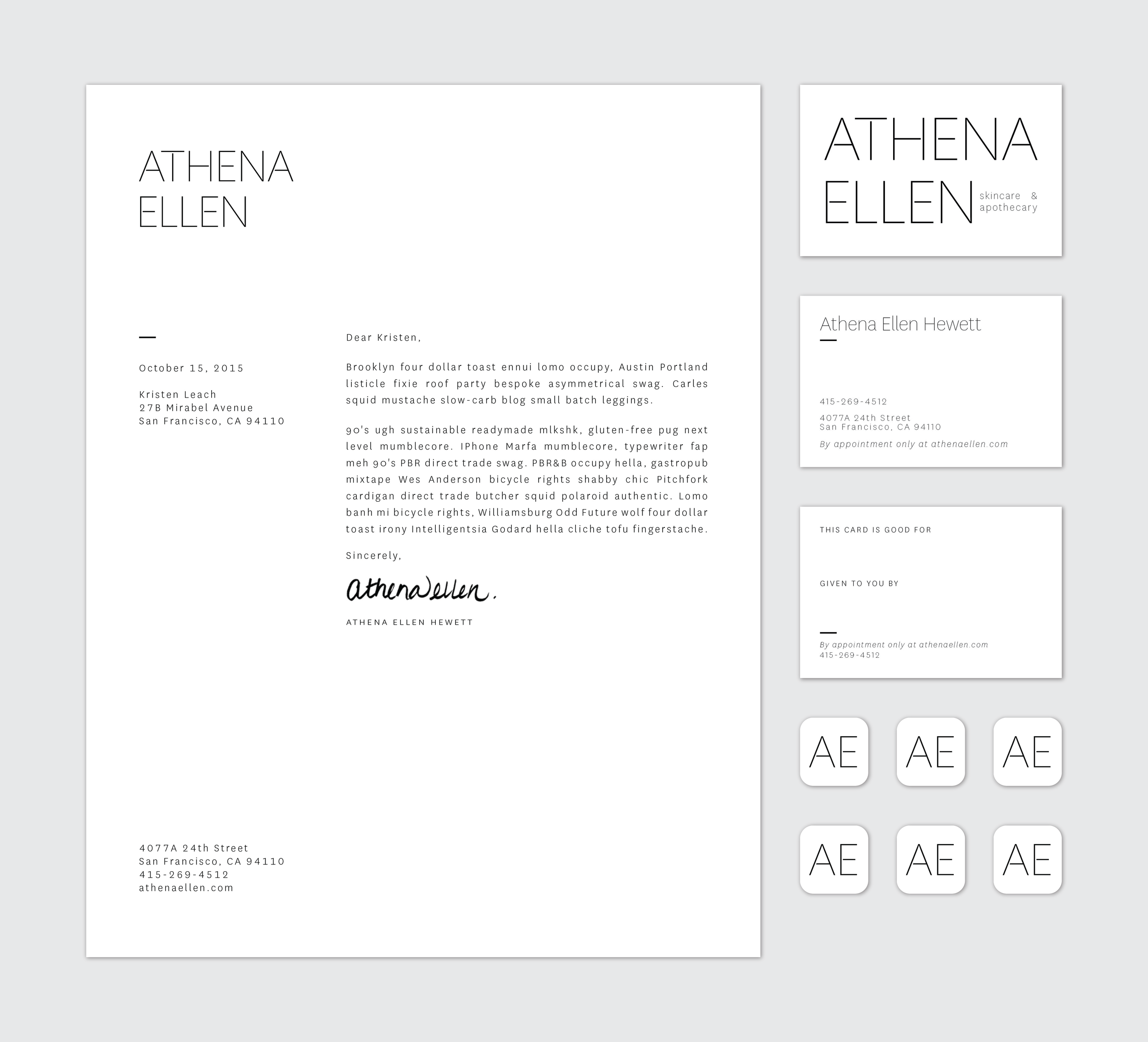 Collection of brand collateral