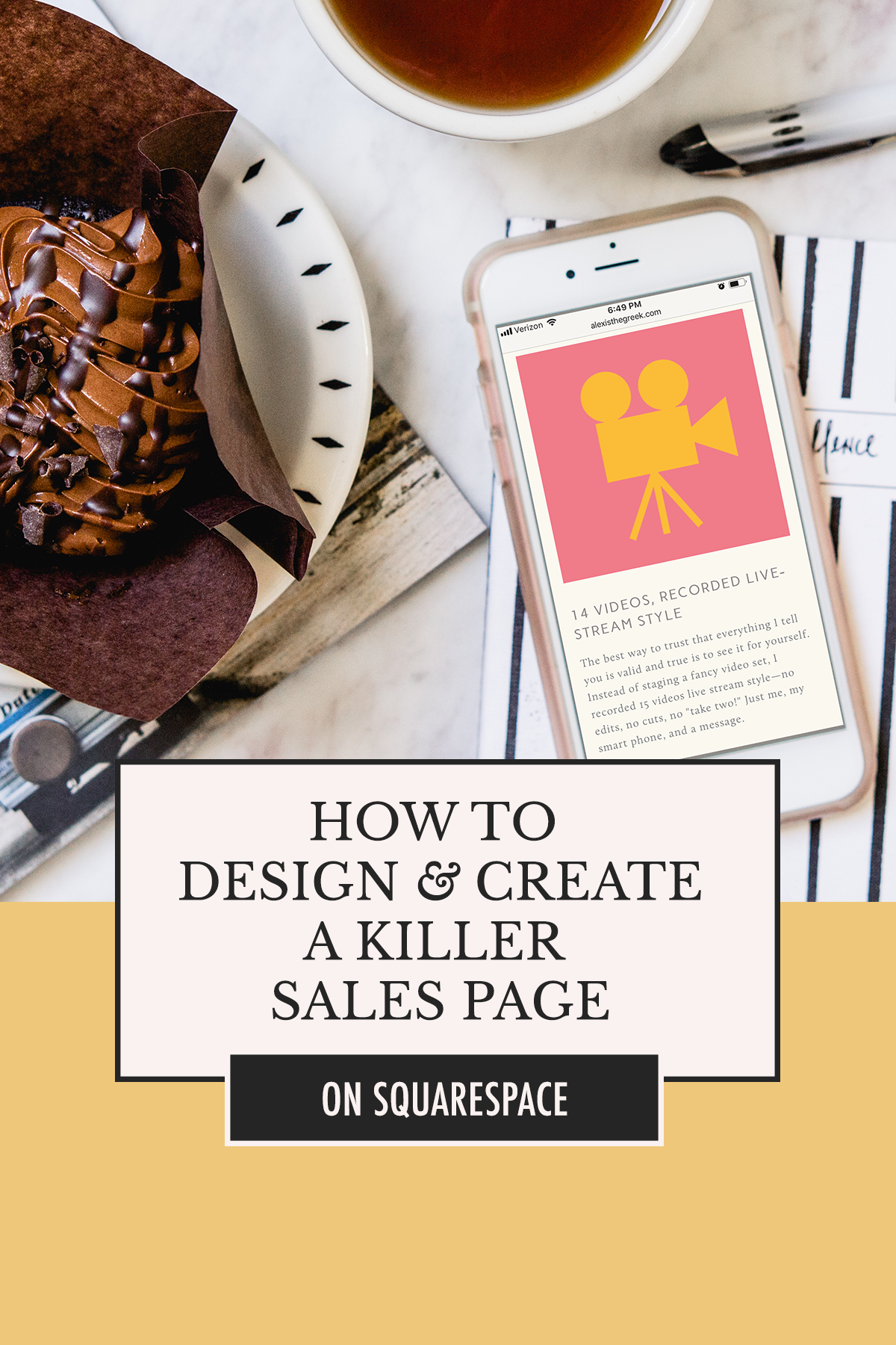 How to Create a Sales Page that Converts: Squarespace Tip and Tricks with Alexis the Greek