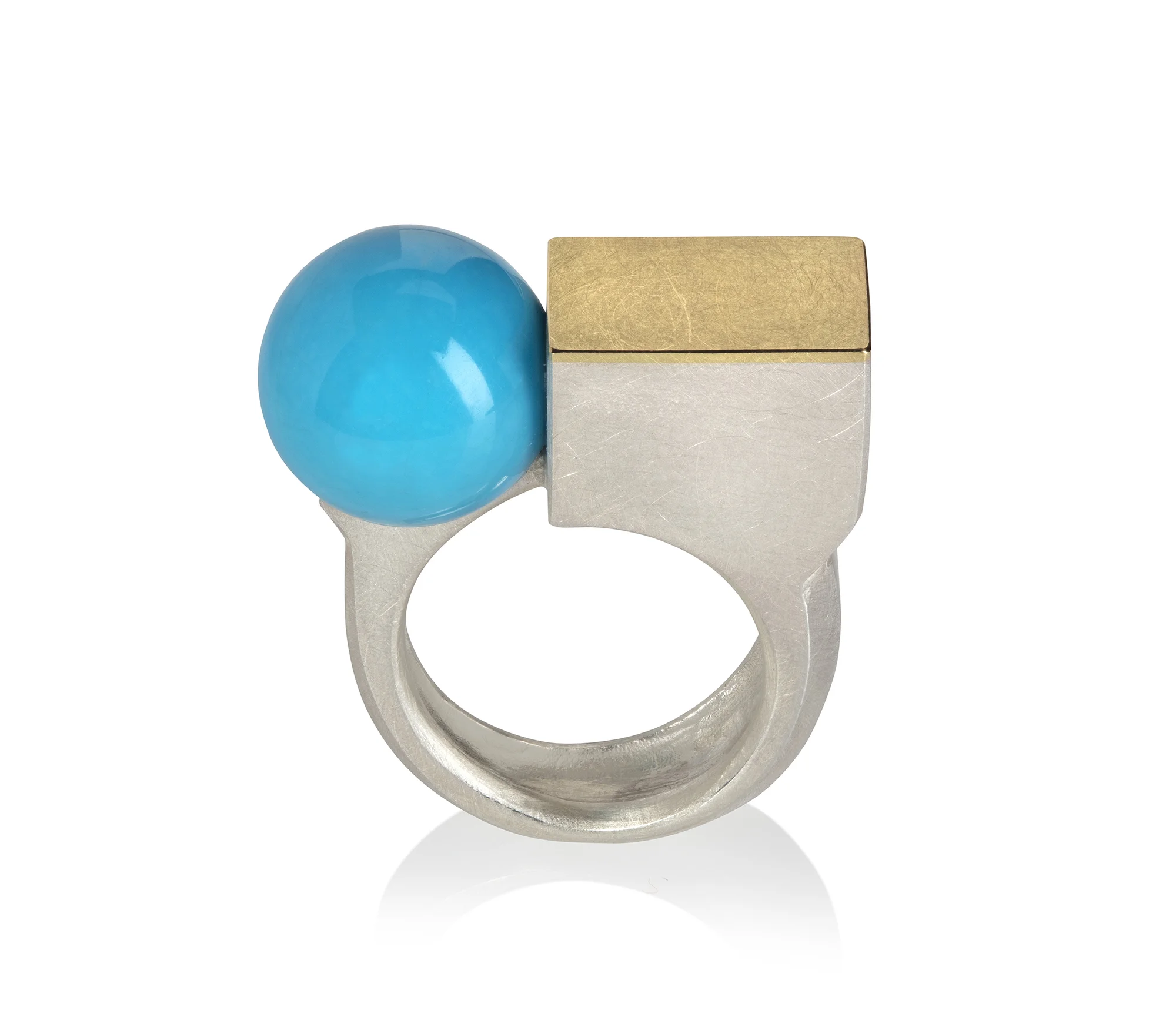 E Farquharson 3 silver gold Orb ring.jpg