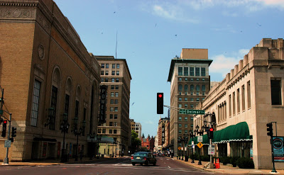 Angad Building on left, just north of Powell Hall