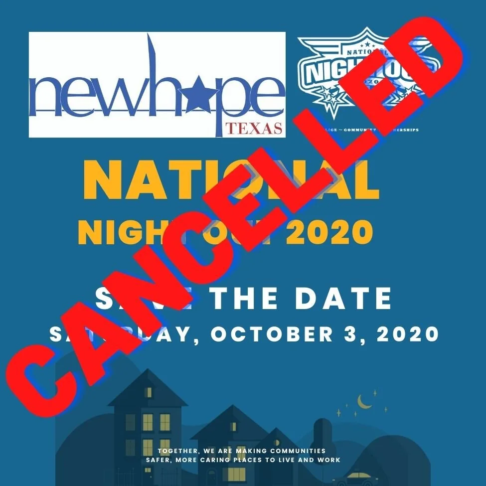 CANCELLED - Award Winning New Hope National Night Out 2020 