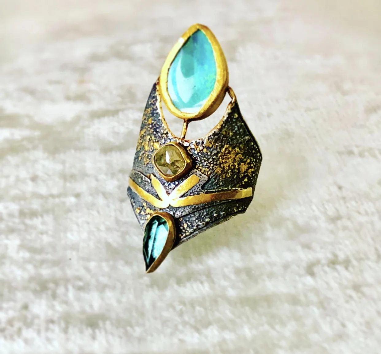 rain drop opal ring