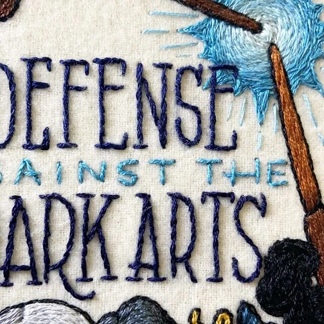 Devil&rsquo;s in the details. 
Should I put the finished version of this embroidery up for sale? I always forget to do that...